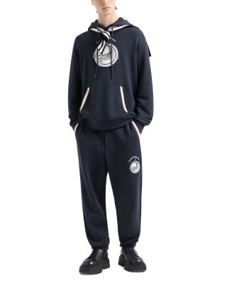 Cotton Twill Whale Patch Regular Fit Hoodie 