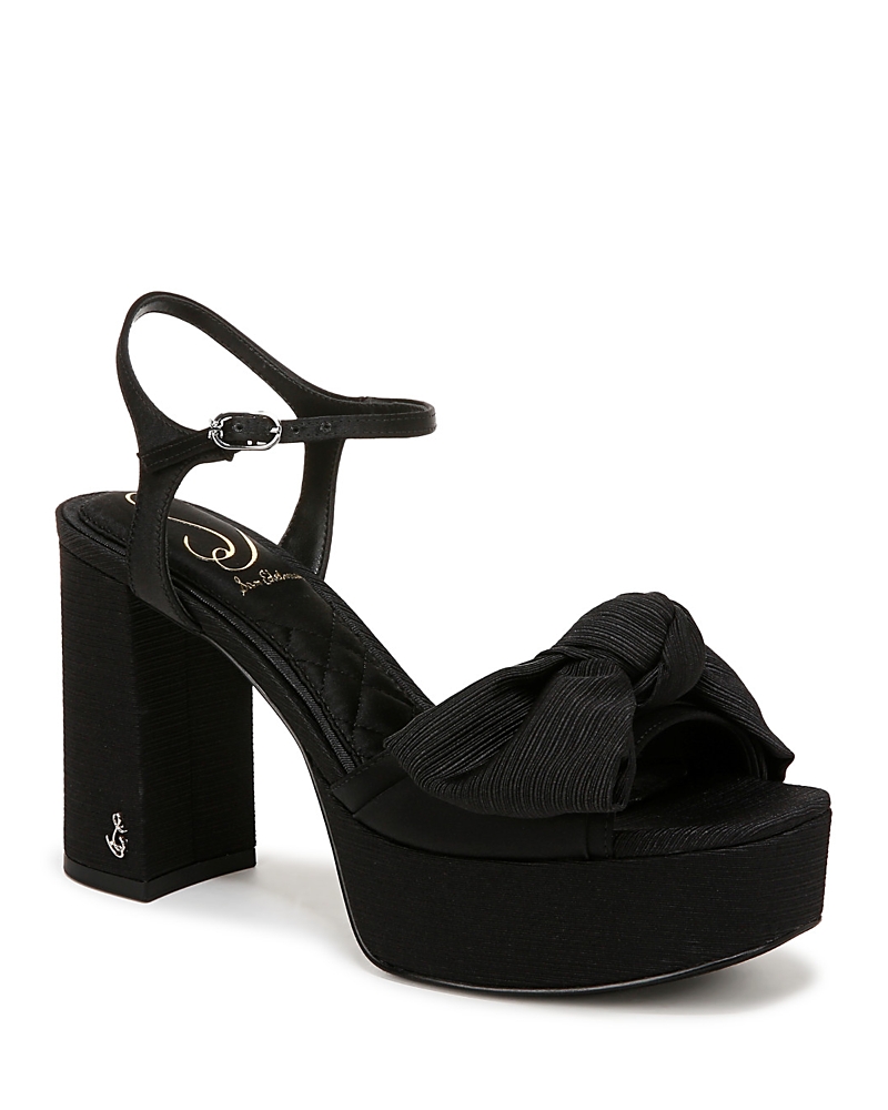 Sam Edelman Julieta Ankle Strap Platform Sandal In Black
