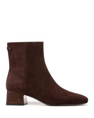 Women's Paige Square Toe Block Heel Ankle Booties  