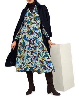 Lea Printed Midi Dress