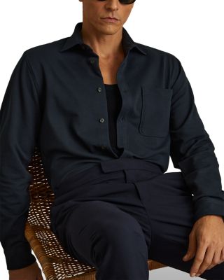 REISS - Kappo Cotton Twill Regular Fit Button Down Shirt
