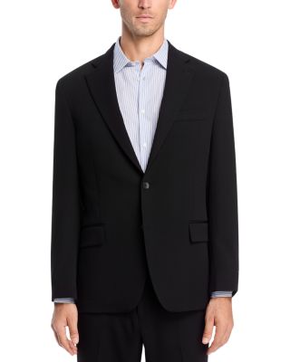 Stretch Wool Unstructured Slim Fit Suit Jacket