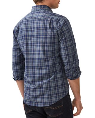 Monavale Slim Sports Fit Plaid Shirt