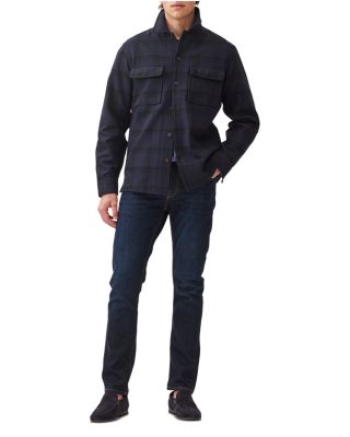 Wadestown Slim Sports Fit Plaid Shirt Jacket  