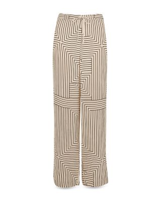 Angled Stripes Pants