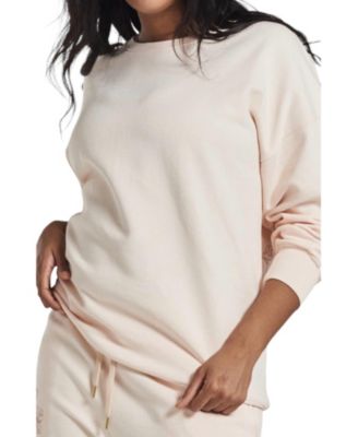 Salix Blossom-Embroidered Ethical-Cotton Sweatshirt