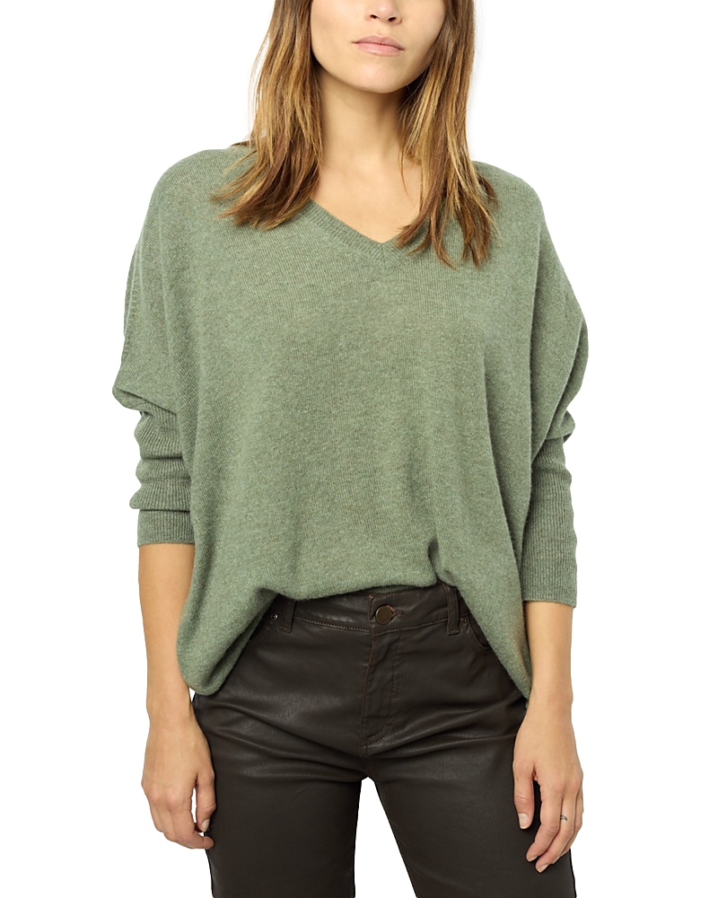 GERARD DAREL JOURDAN CASHMERE V NECK SWEATER