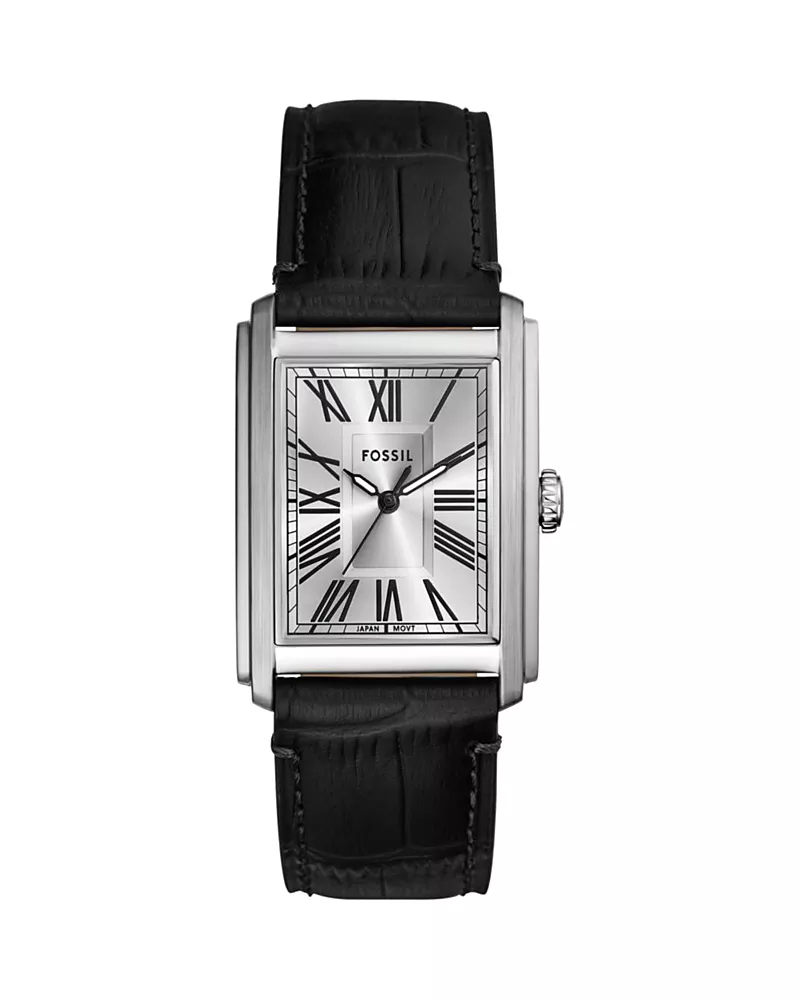 Fossil Carraway Three Hand Watch, 30mm x 42mm