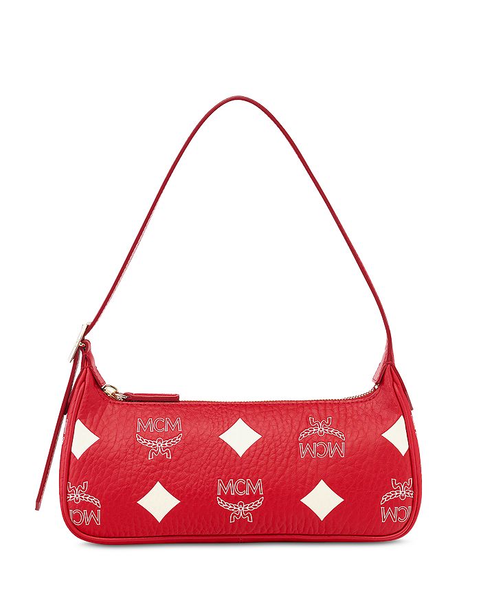 MCM Aren Shoulder Bag in Maxi Visetos Bloomingdale s