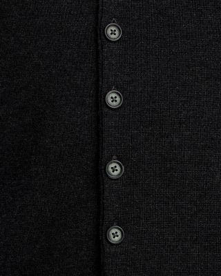 Merino Wool Button Front Vest - Exclusive 