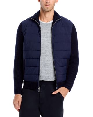 The Men's Store at Bloomingdale's - Long Sleeve Full Zip Cardigan