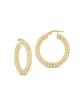 Bloomingdale's Fine Collection Bold Hoop Earrings in 14K Yellow Gold