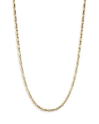 Bloomingdale's Fine Collection Long Link Collar Necklace in 14K Yellow Gold, 18