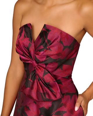Floral Jacquard Midi Dress