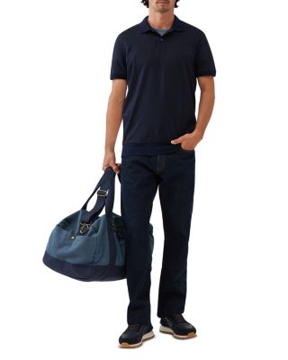 Leeson Cotton Geo Sports Fit Polo Shirt 