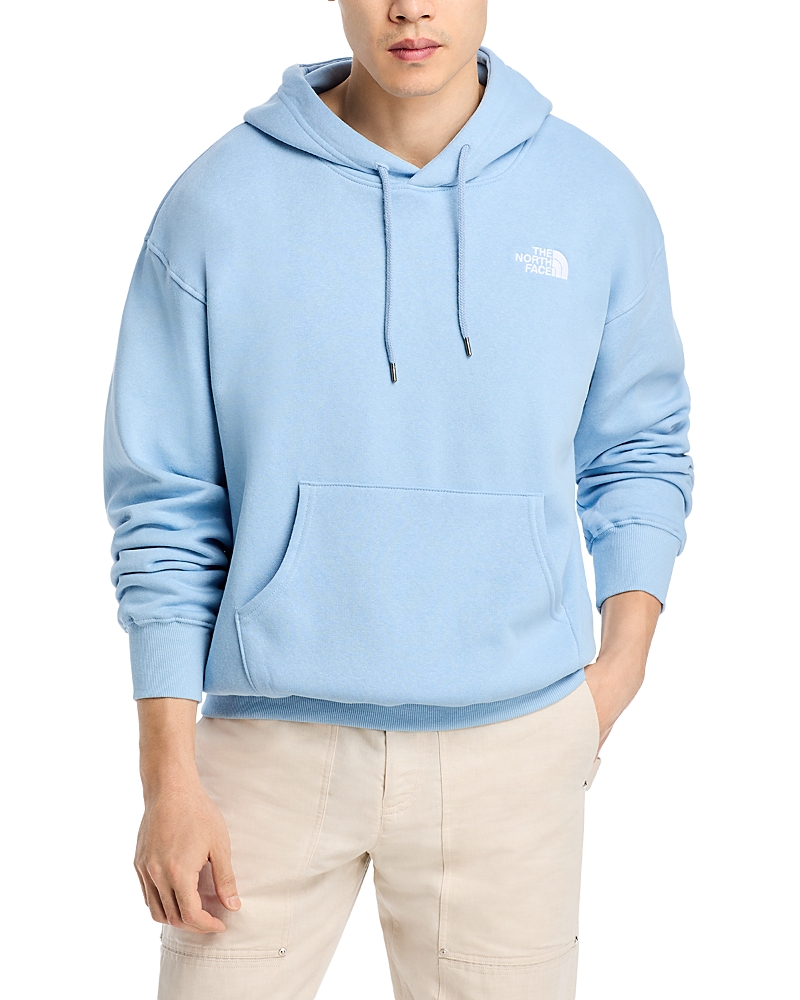 Shop The North Face M Evolution Vintage Hoodie In Steel Blue