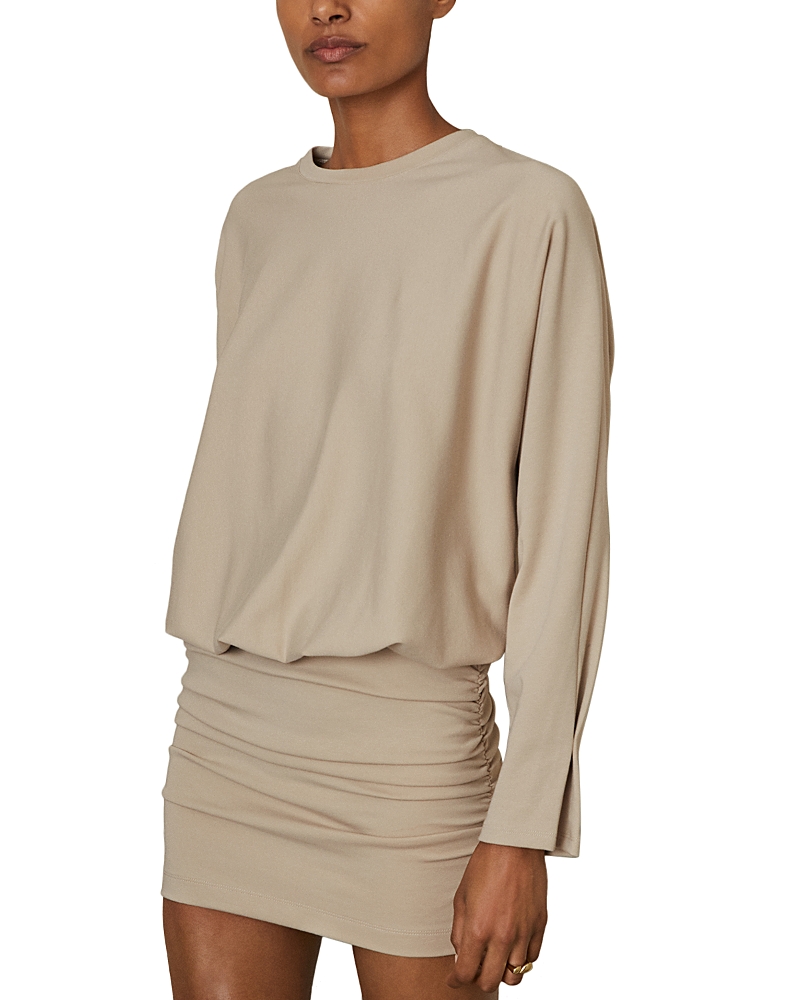 Reiss Lorenza Long Sleeve Mini Dress