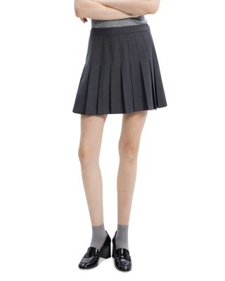 Theory Pleated Mini Skirt