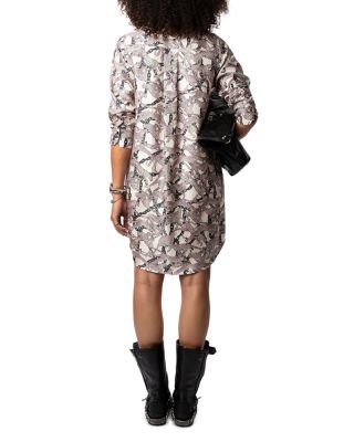 Rais Twill Wild Chain Printed Silk Dress