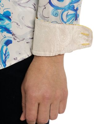 The B Hudson Button Front Printed Shirt