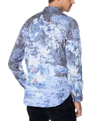 Nadine Button Front Printed Shirt