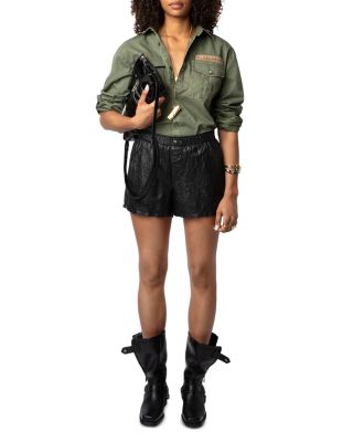 Zadig & Voltaire Taskal Cotton Twill Top | Bloomingdale's