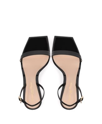  Women's Ribbon Kitten Sandals