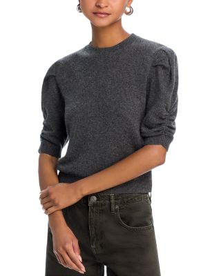 FRAME - Ruched Puff Sleeve Sweater
