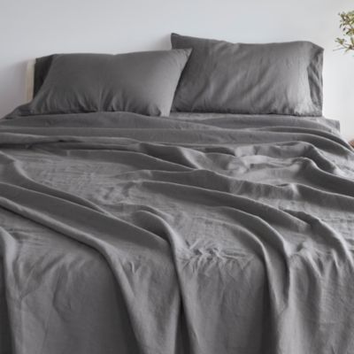 Relaxed 4 Piece Linen Sheet Set, Full