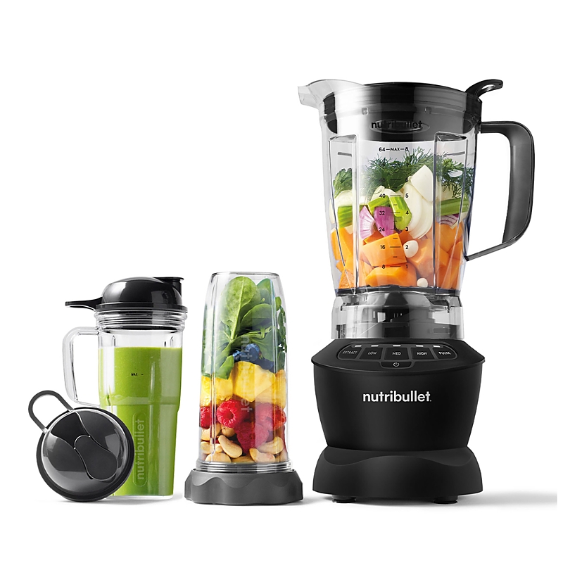 Nutribullet Blender Full Size Combo 1200 Watt 64 oz Nbf50500aw - Matte White In Black