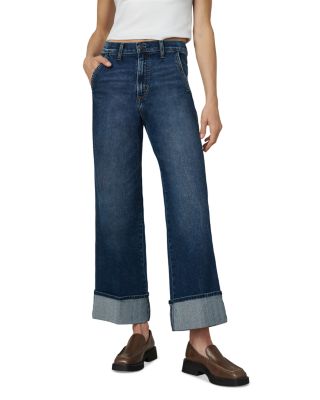 Joe's Jeans - The Trixie High Rise Wide Cuff Trouser Jeans in Double Down