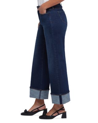 Teresa Wide Leg Jeans in Night Skie