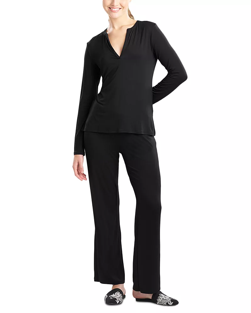 Natori Feathers Essentials Pajama Set