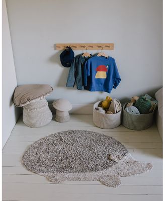 Lorena Canals Animal Rugs Washable Animal Hedgehog Novelty Area Rug, 3' x 4'3"