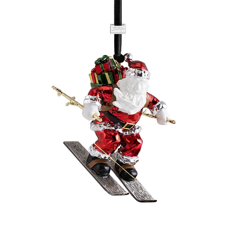 Michael Aram Skiing Santa Ornament