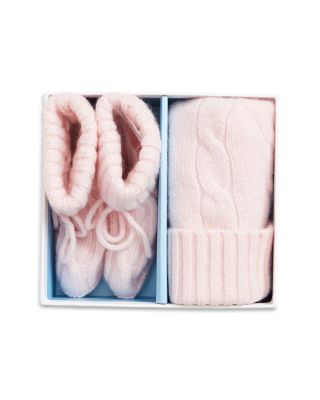 Ralph Lauren - Unisex Cashmere Beanie & Bootie Set - Baby