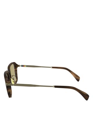 Kean Rectangular Sunglasses, 52mm