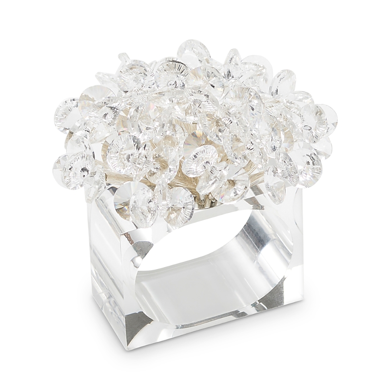 Kim Seybert Aster Napkin Ring In Crystal