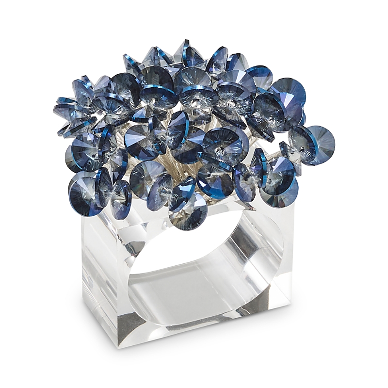 Kim Seybert Aster Napkin Ring In Midnight