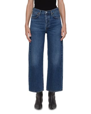 AGOLDE - Ren High Rise Wide Leg Jeans in Control