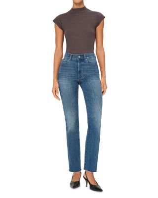 Halle Instasculpt High Rise Straight Leg Jeans in Palm Springs