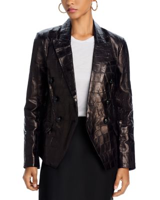 L'AGENCE - Kenzie Leather Blazer