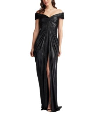 Tadashi Shoji - Hera Pleated Lam Gown