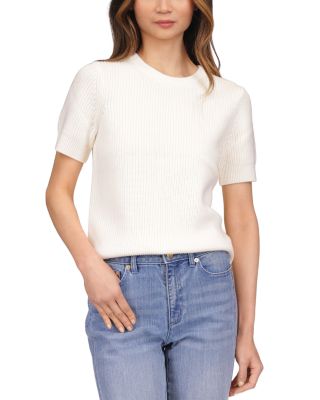 Michael Kors Short Sleeve Shaker Sweater