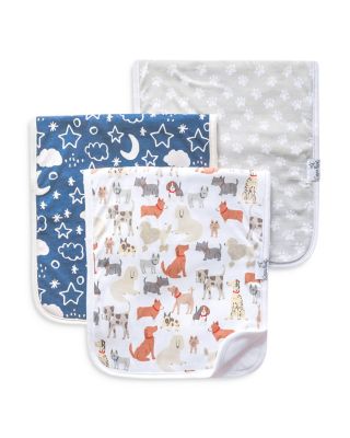 Copper Pearl - Rufus Burp Cloth Set, Pack of 3