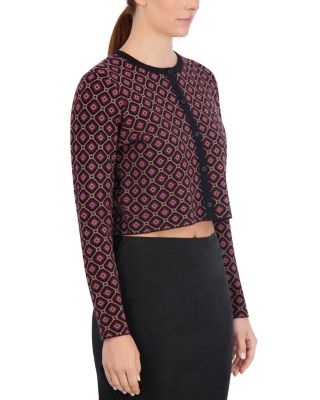 Cropped Crewneck Cardigan