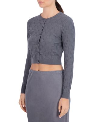 Basketweave Knit Cardigan