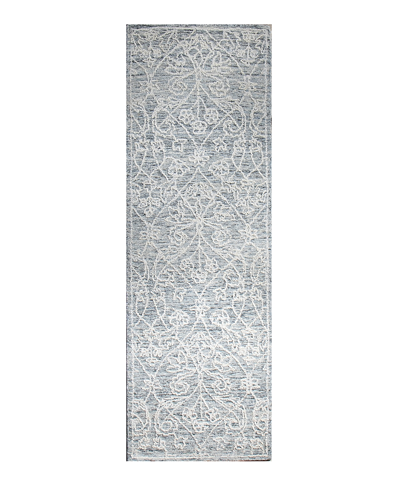Bashian Verona R130 Runner Area Rug, 2'6 X 8' In Light/blue