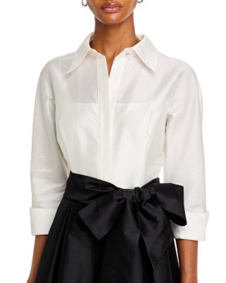 Taffeta Shirt Gown