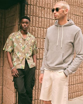 Beach Solid Relaxed Fit Hoodie
